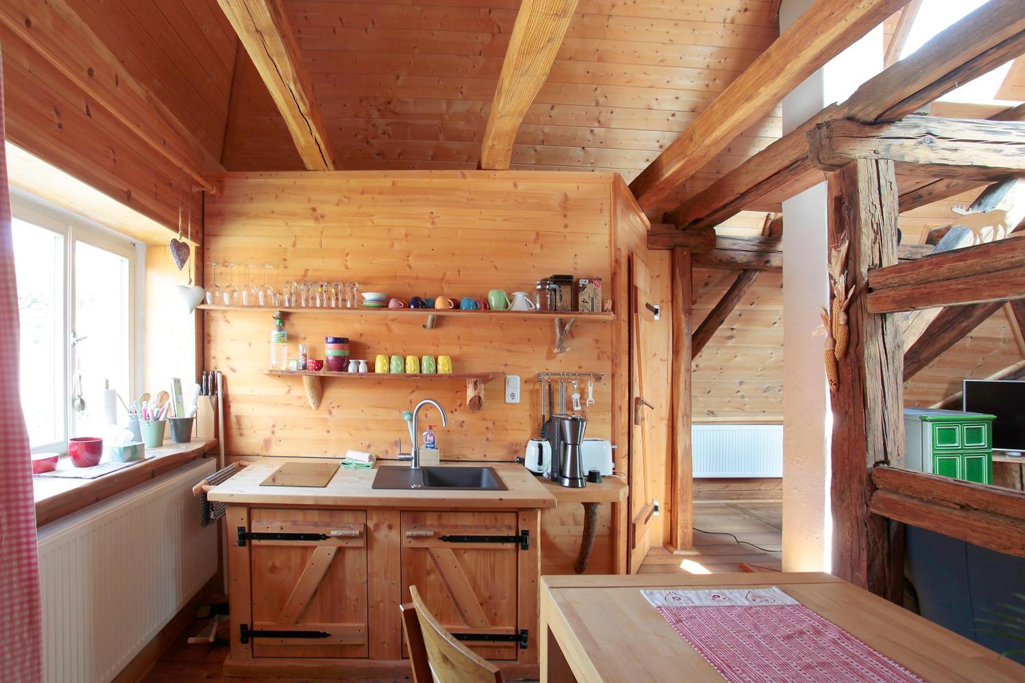 Gemuetliches Apartment Mit Galerie Im Ferienhof Litzendorf ภายนอก รูปภาพ